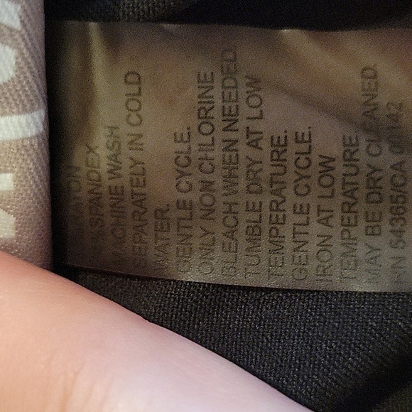 TANJAY size 8 black dress pants straight leg - Picture 5 of 6